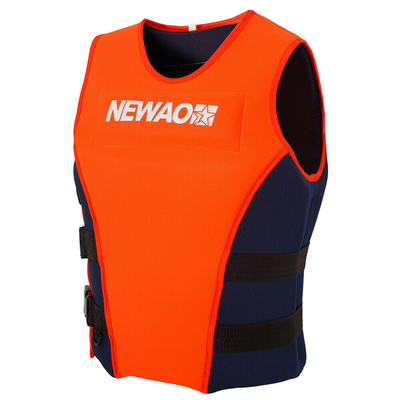 Customized Smimming Life Jacket / Neoprene Safety Life Vest For Water Ski Wakeboard supplier