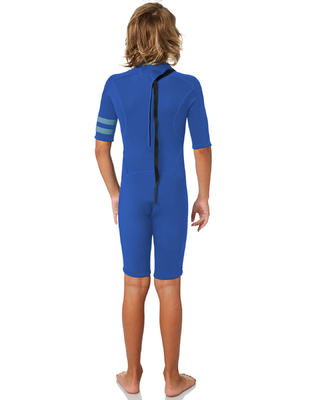 Youth Spring 2.5mm Neoprene Surf Suit Short Sleeve One Piece UV Protection For  Girls supplier